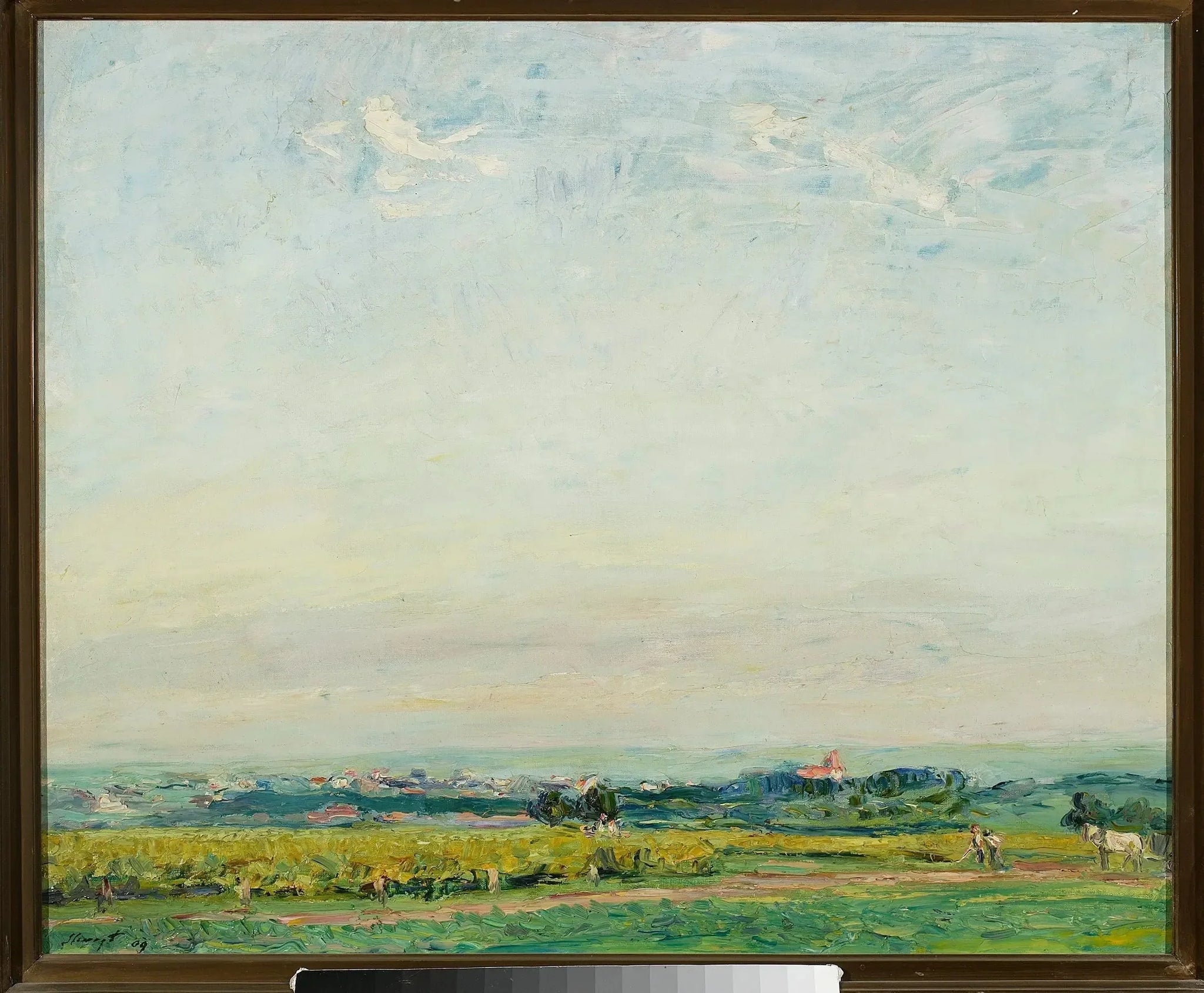 Paysage avec vue sur Landau - Max Slevogt image 1 tableau peint à l’huile sur toile