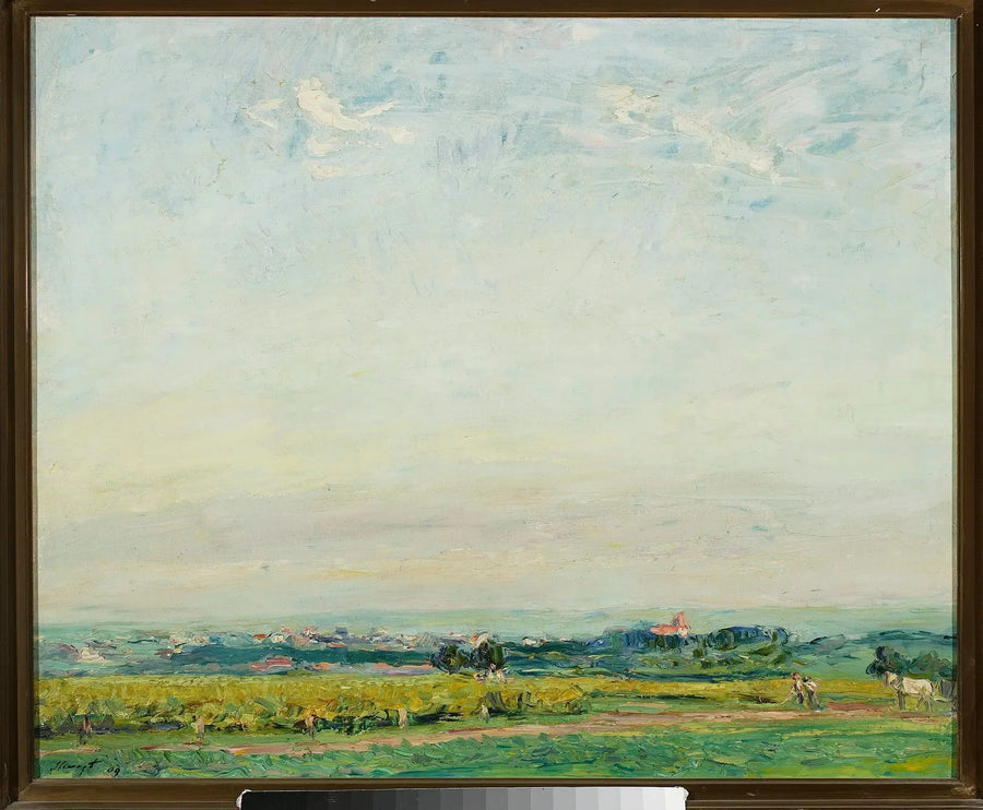 Paysage avec vue sur Landau - Max Slevogt
