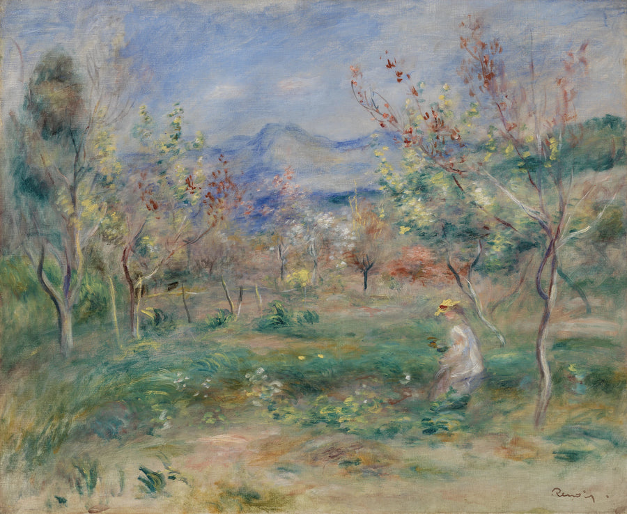 Paysage de Pierre-Auguste Renoir, vers 1900–1905 — Barnes Foundation BF74