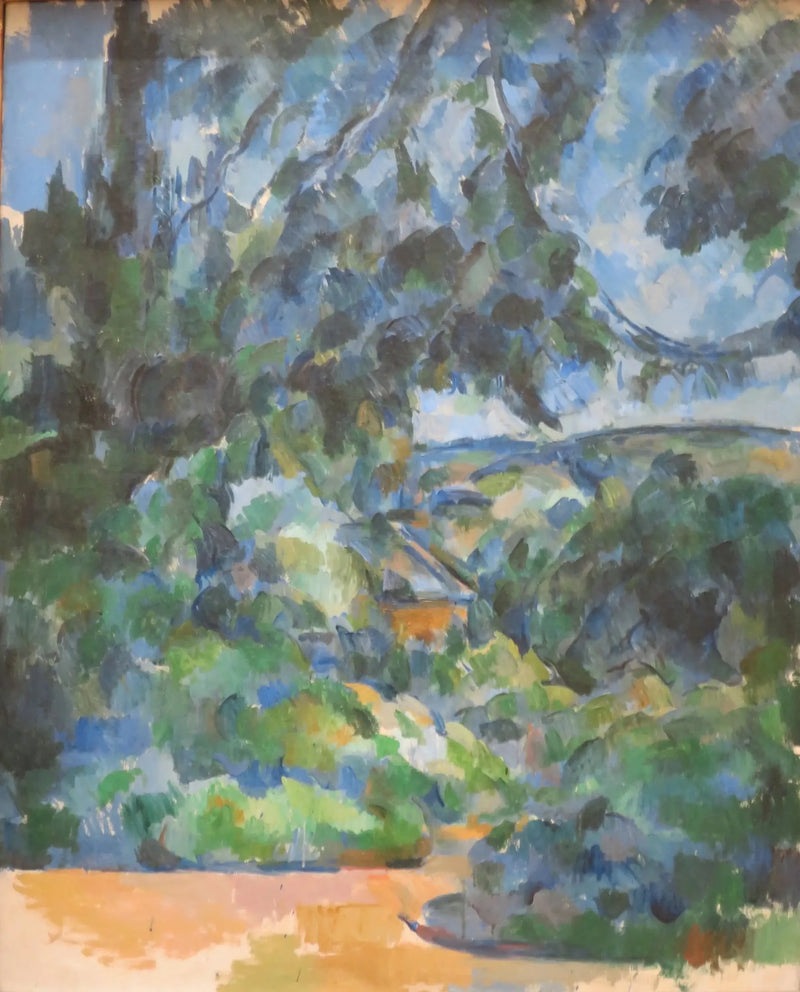 Paysage bleu - Paul Cézanne