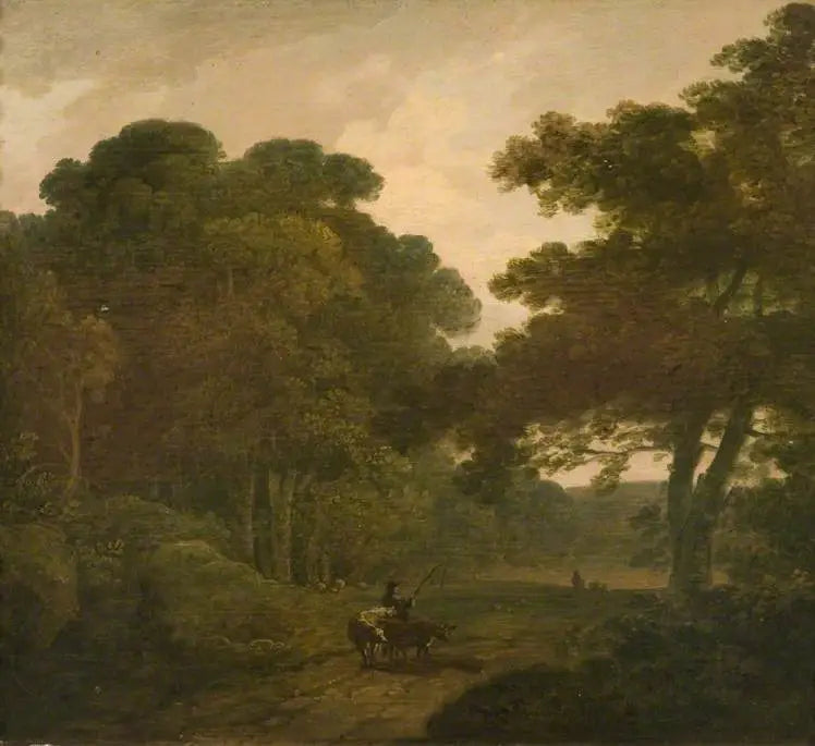 Paysage boisé - Thomas Gainsborough image 1 tableau peint à l’huile sur toile