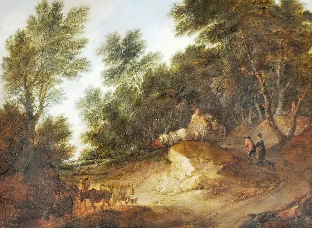 Paysage boisé - Thomas Gainsborough image 1 reproduction réalisée par Alpha Reproduction