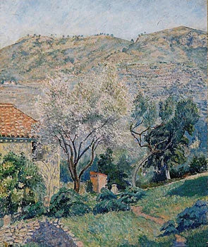 Paysage, Brookleton - Lucien Pissarro image 1 reproduction artisanale de tableau