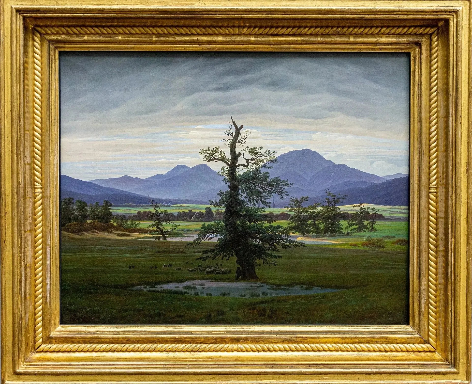 Paysage champêtre, le matin - Caspar David Friedrich image 2 tableau peint à l’huile sur toile