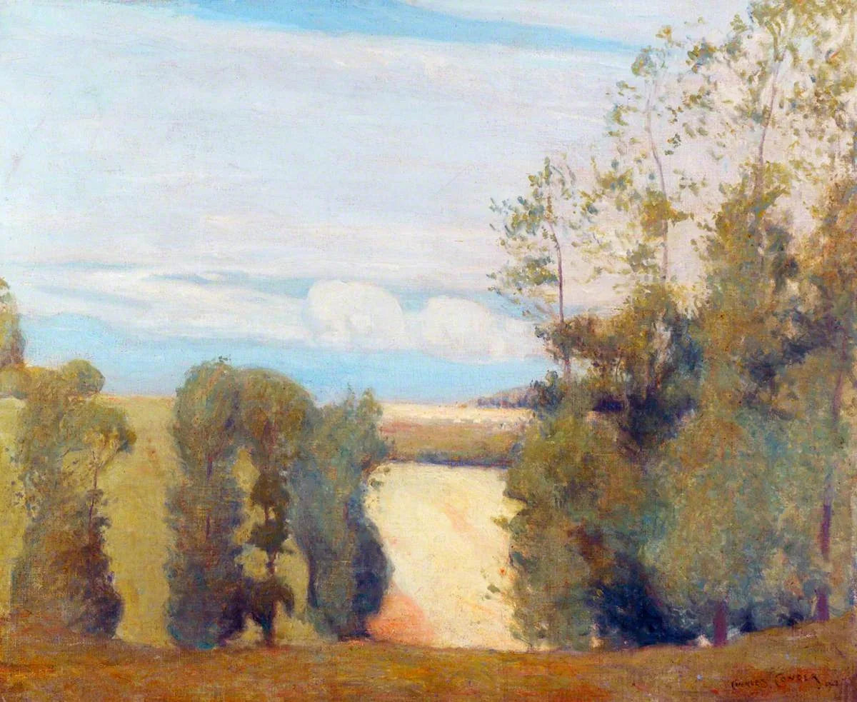 Paysage - Charles Conder image 1 reproduction artisanale de tableau