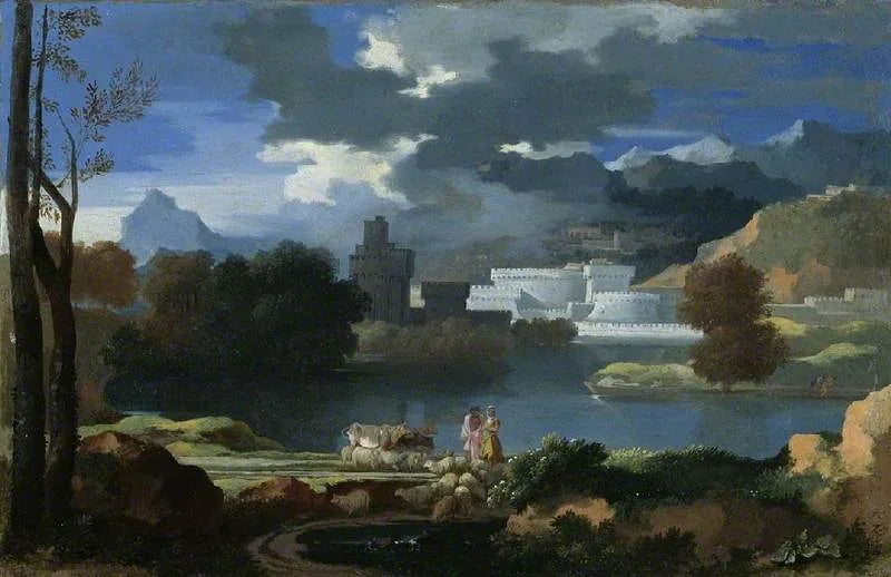 Paysage classique - Sébastien Bourdon image 1 tableau peint à l’huile sur toile