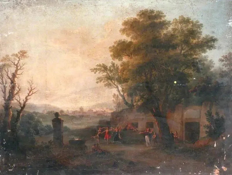 Paysage - Claude Lorrain image 1 copie peinte à la main à l’huile