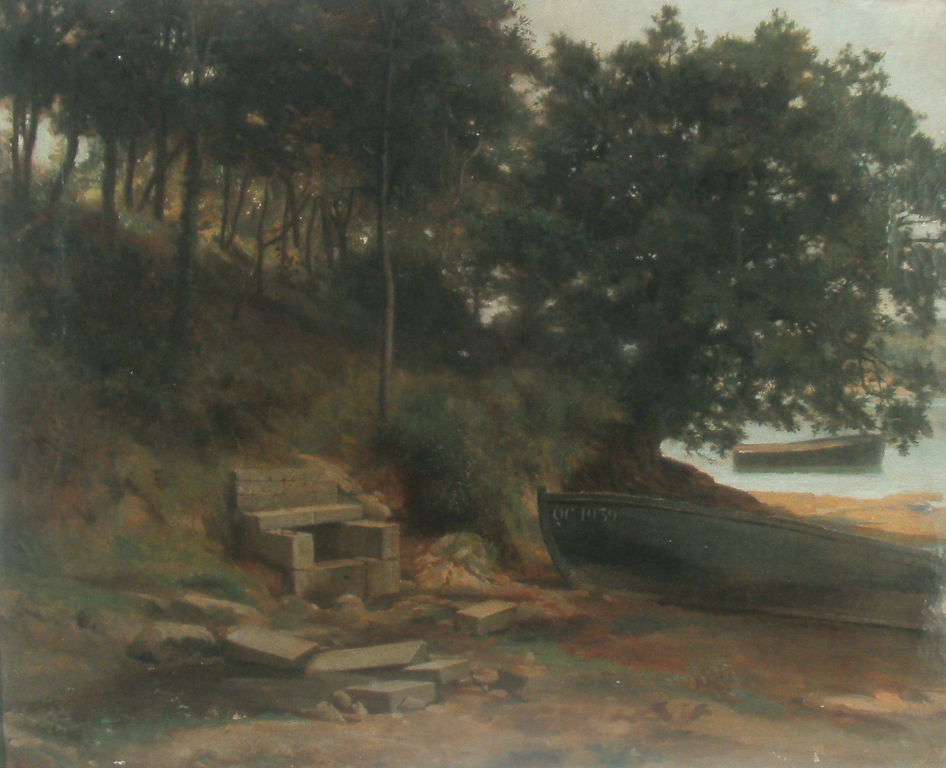 Paysage de Concarneau (1867) - Bouguereau