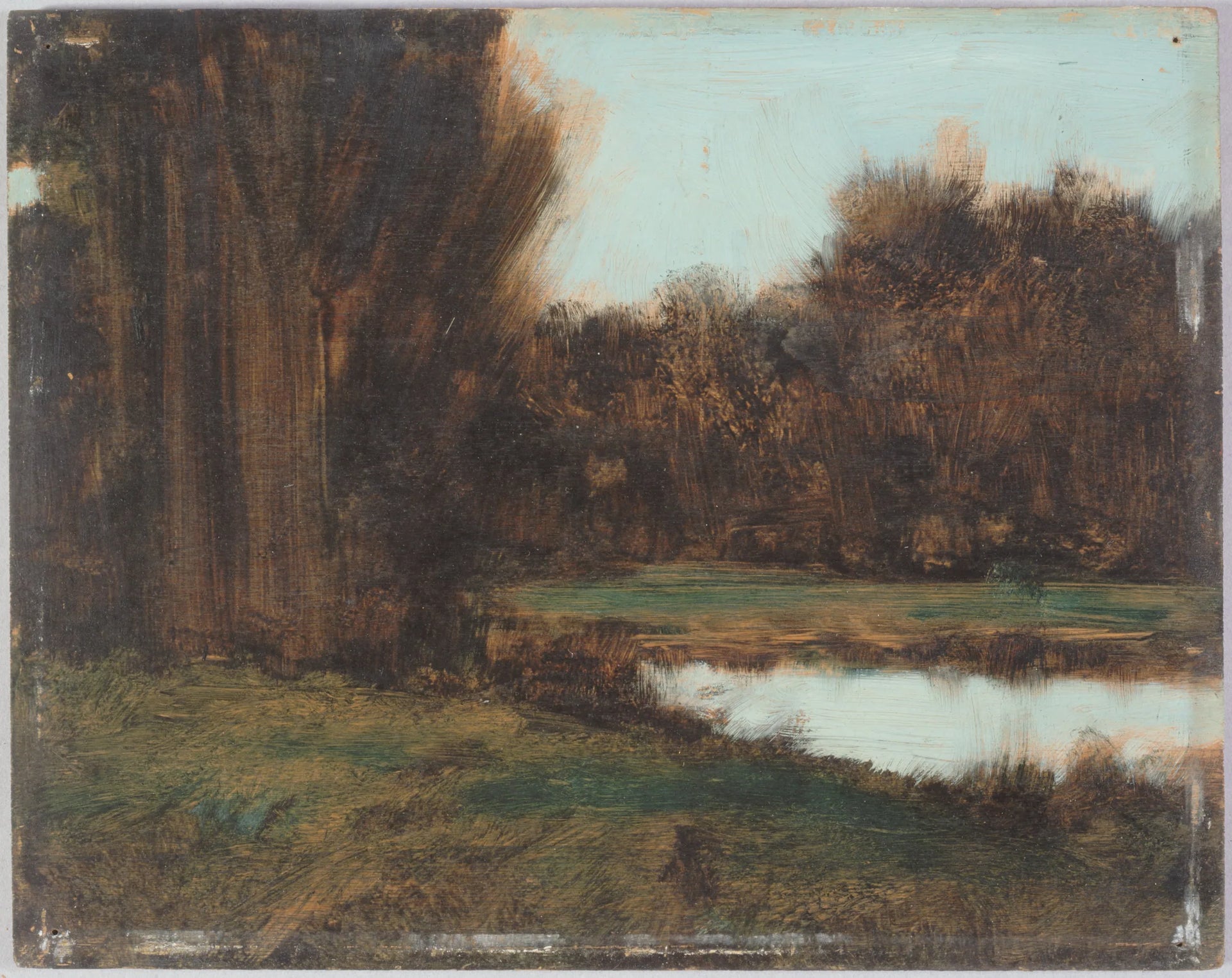 Paysage d'Alsace, une mare - Jean-Jacques Henner image 1 copie de tableau peinte à la main