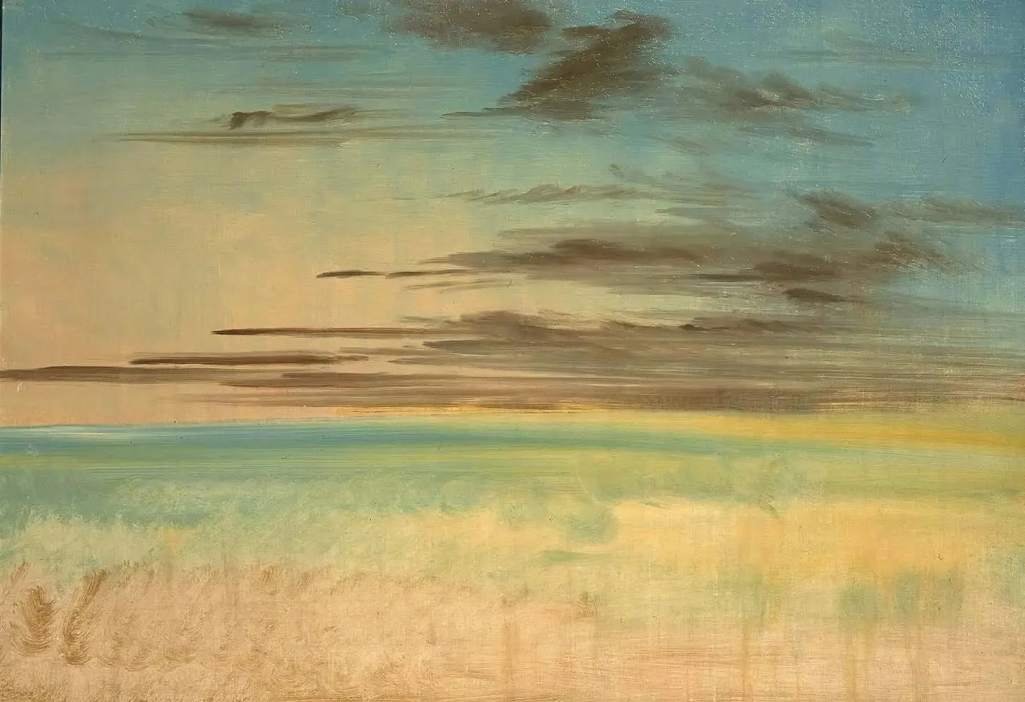 Paysage d'arrière-plan - George Catlin image 1 copie de tableau peinte à la main