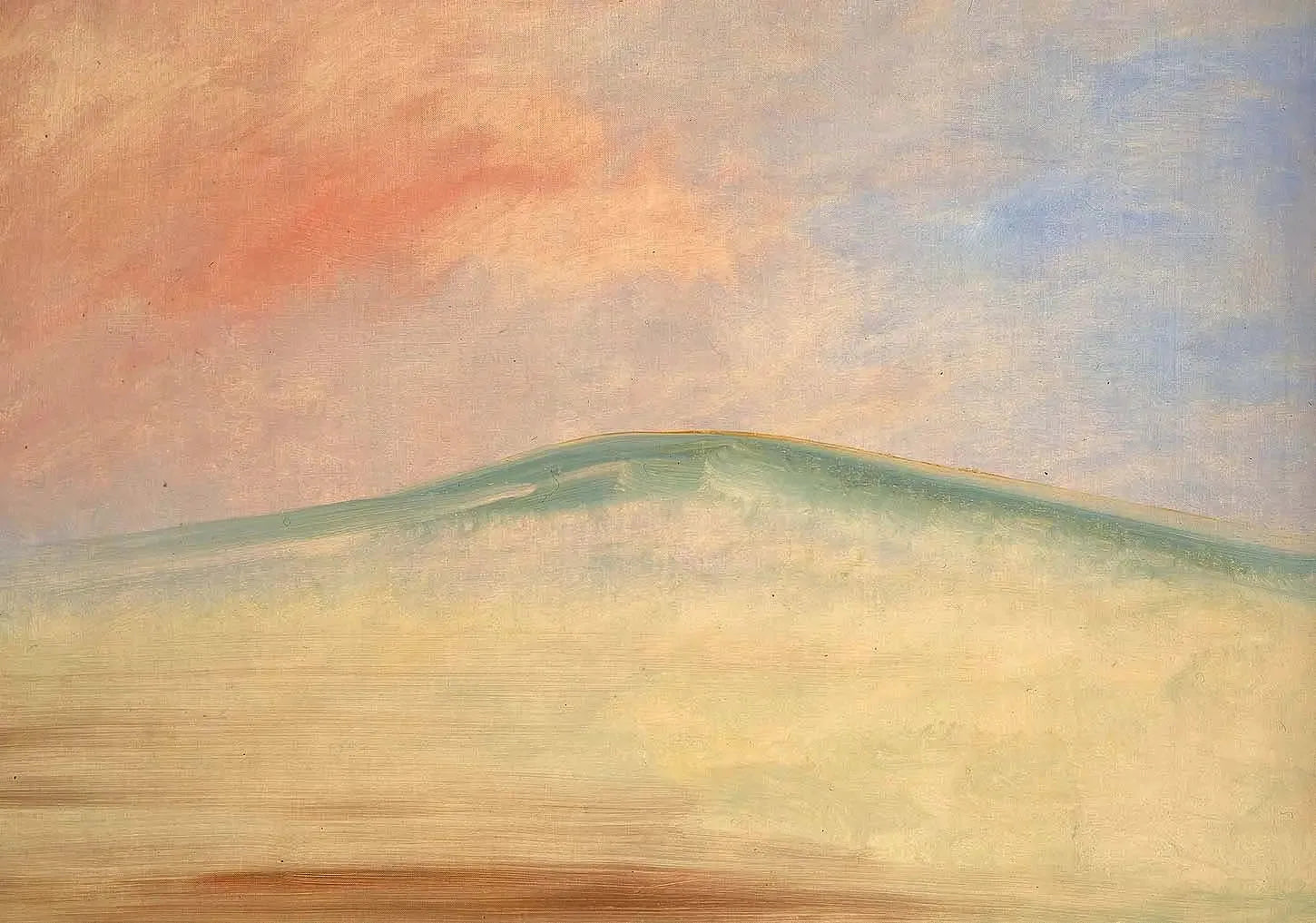 Paysage d'arrière-plan - George Catlin image 1 copie peinte à la main à l’huile