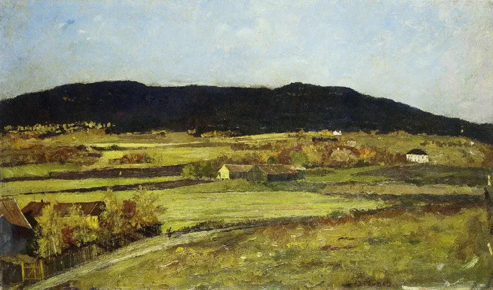Paysage d'Asker - Edvard Munch image 1 reproduction artisanale de tableau