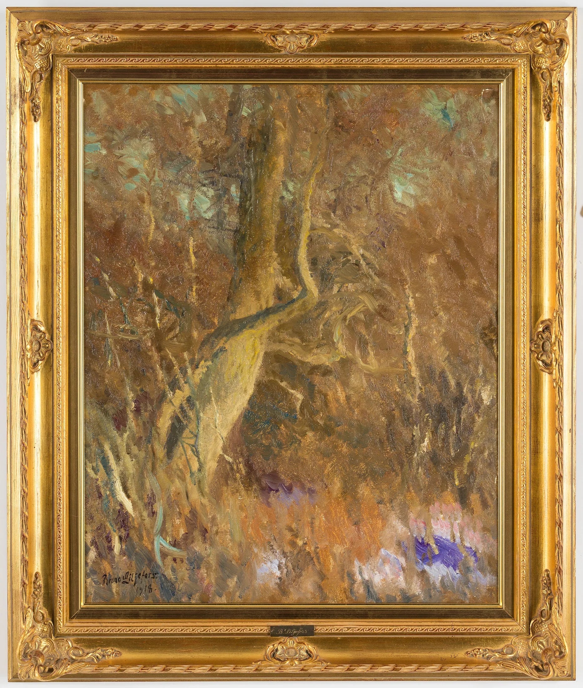 paysage d'automne - Bruno Liljefors image 1 reproduction d’œuvre d’art à l’huile
