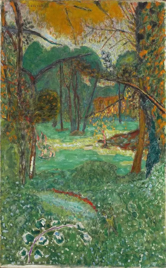 Paysage d'Automne - Pierre Bonnard image 1 reproduction de peinture à l’huile