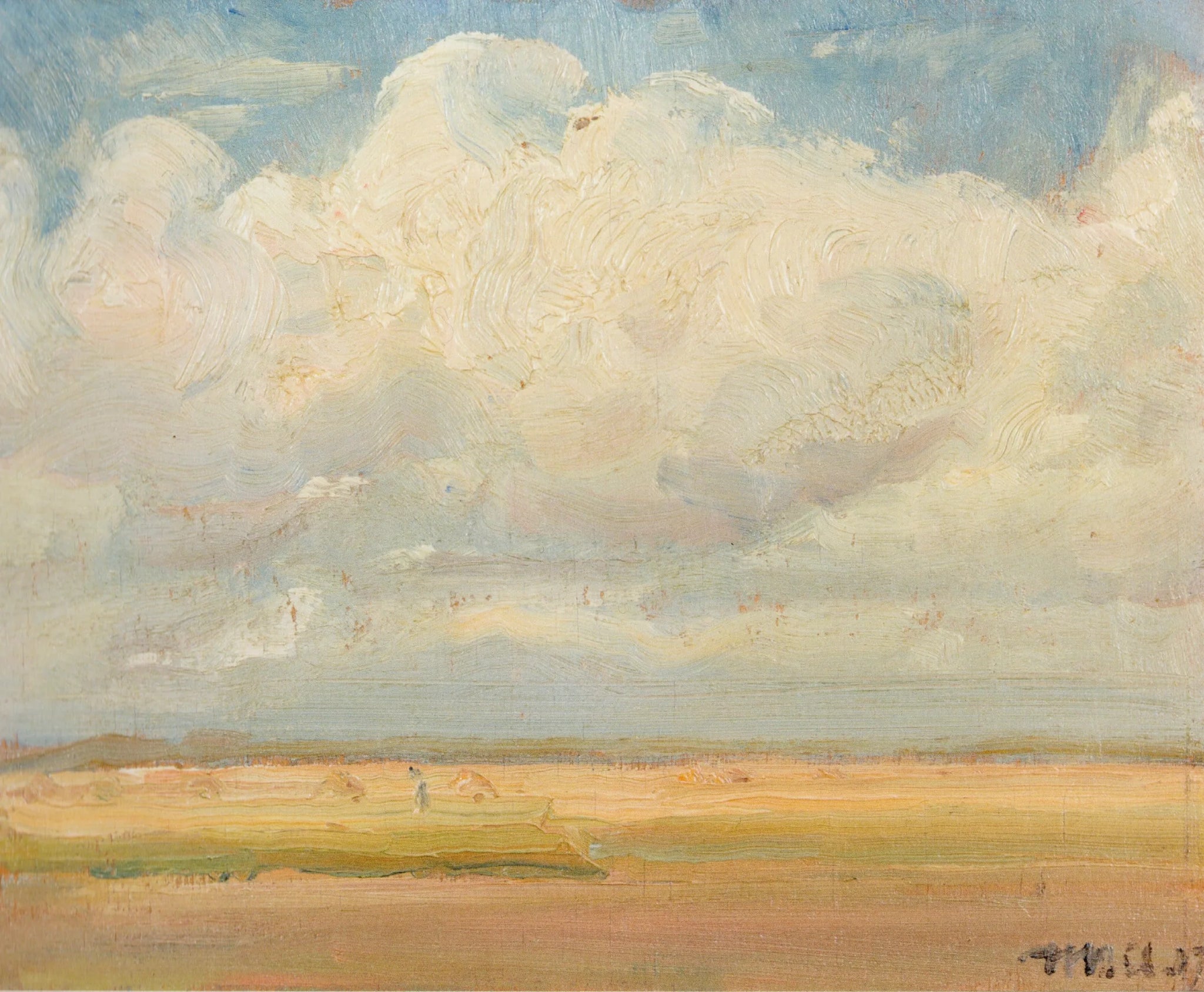 Paysage d'automne, Skagen - Michael Peter Ancher image 1 reproduction de peinture à l’huile