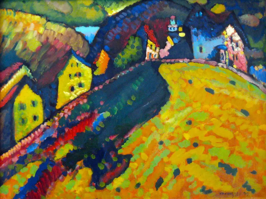 Paysage d'été - Vassily Kandinsky image 1 reproduction artisanale de tableau