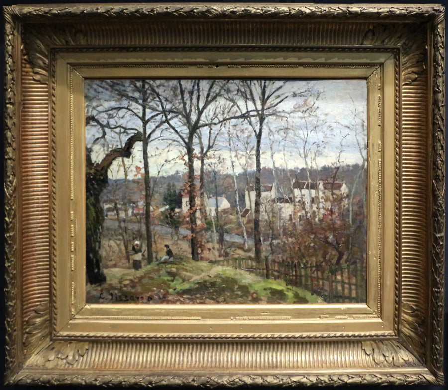 Paysage d'hiver à Louveciennes - Camille Pissarro