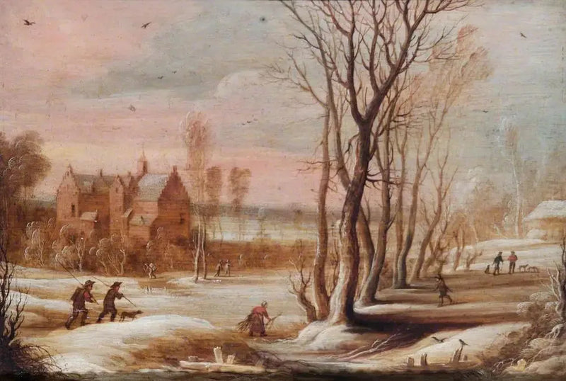 Paysage d'hiver - David Teniers le Jeune