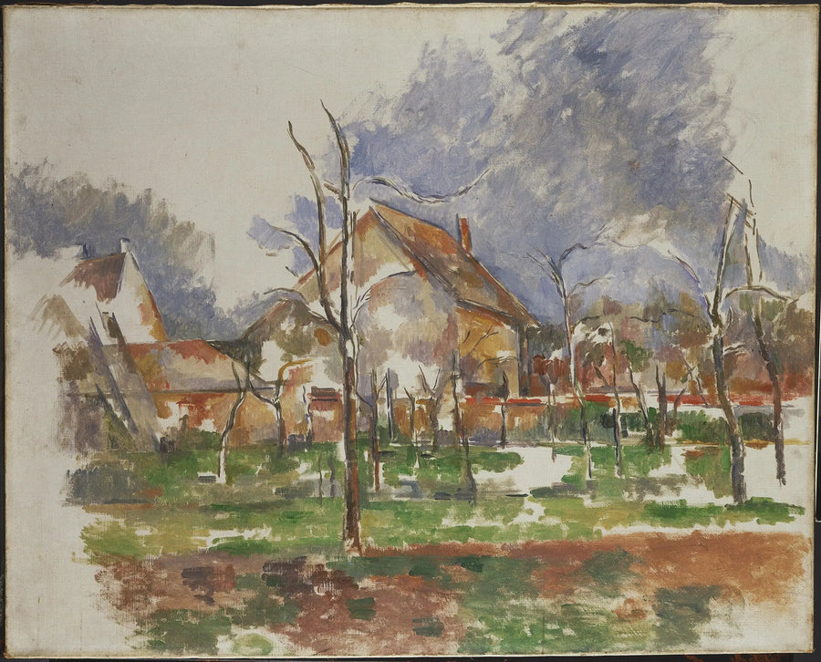 Paysage d'hiver (Giverny) - Paul Cézanne