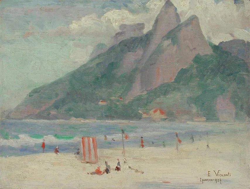 Paysage d'Ipanema - Eliseu Visconti image 1 reproduction de peinture à l’huile