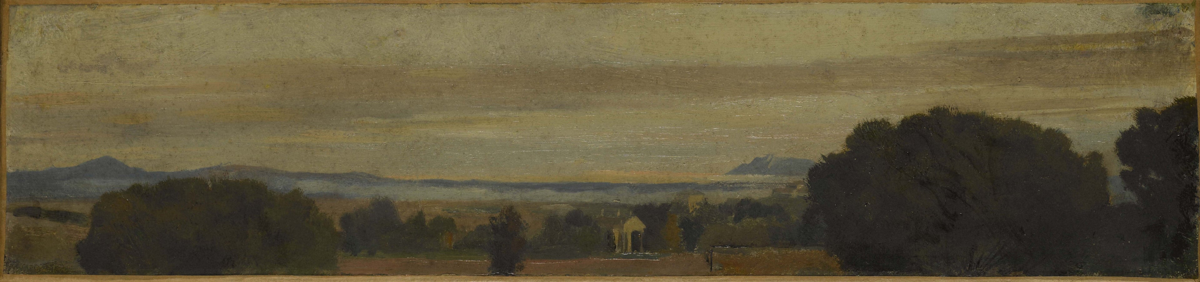 Paysage d'Italie, bord de mer - Jean-Jacques Henner