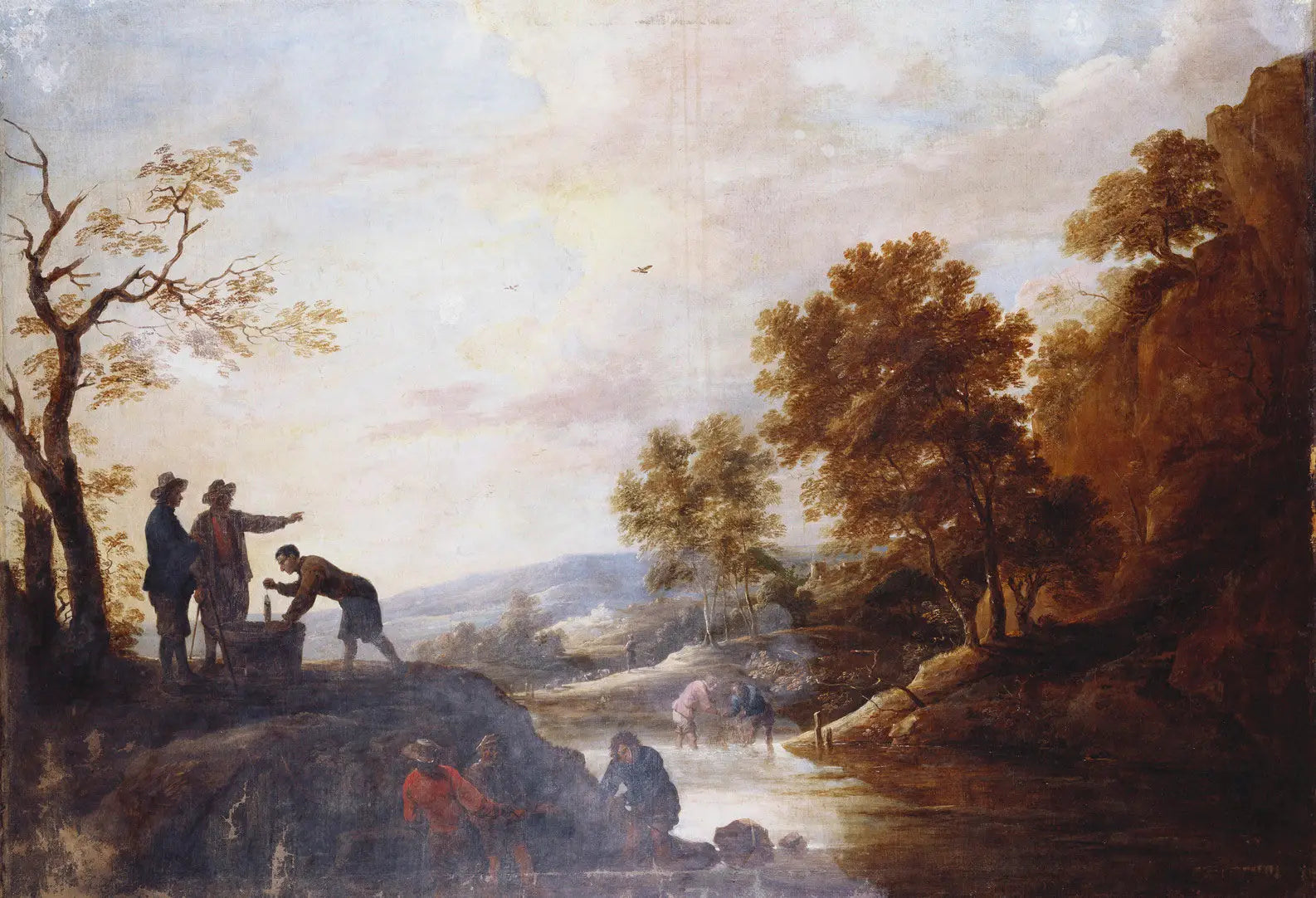 Paysage - David Teniers le Jeune image 1 copie peinte à la main à l’huile