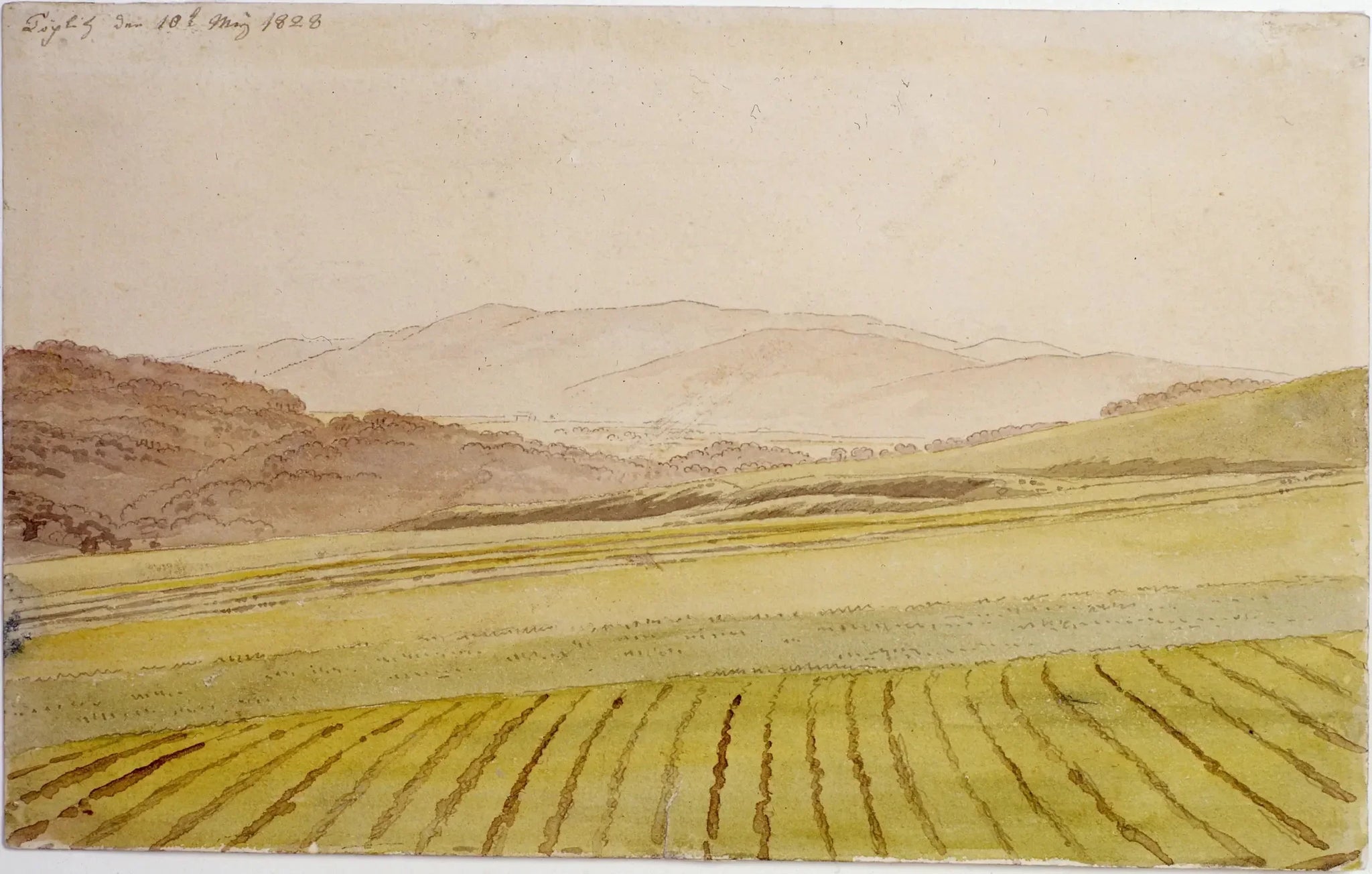 Paysage de Bohême - Caspar David Friedrich image 1 tableau peint à l’huile sur toile