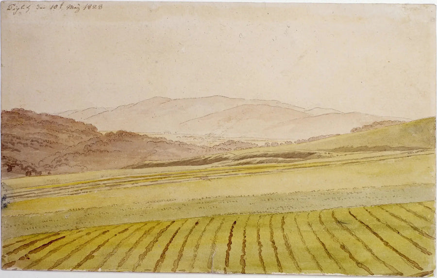 Paysage de Bohême - Caspar David Friedrich