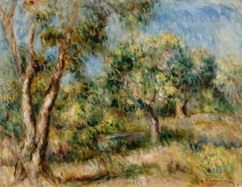 Paysage de Cagnes - Pierre-Auguste Renoir
