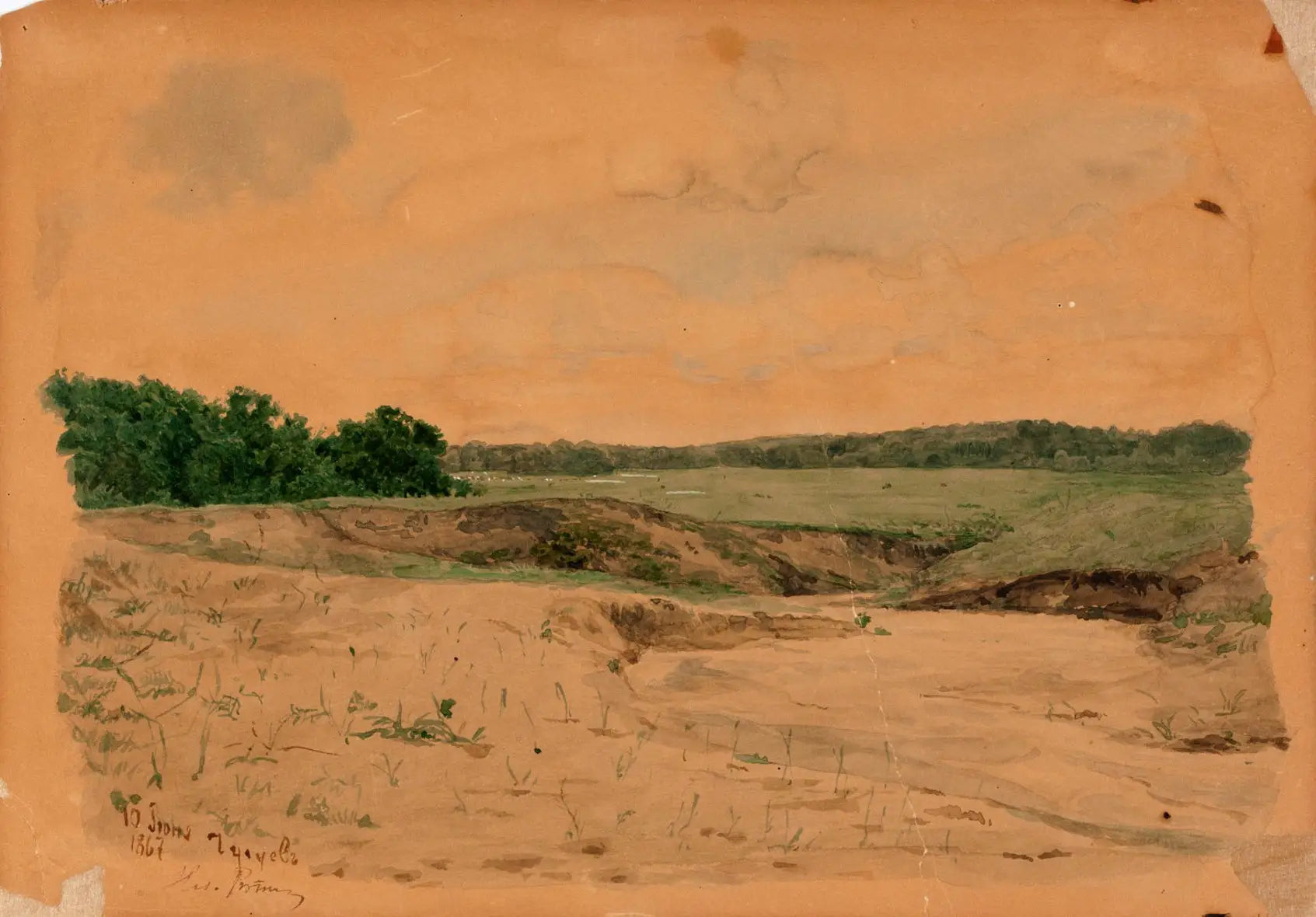 Paysage de Chuguev - Ilya Repin image 1 copie de tableau peinte à la main