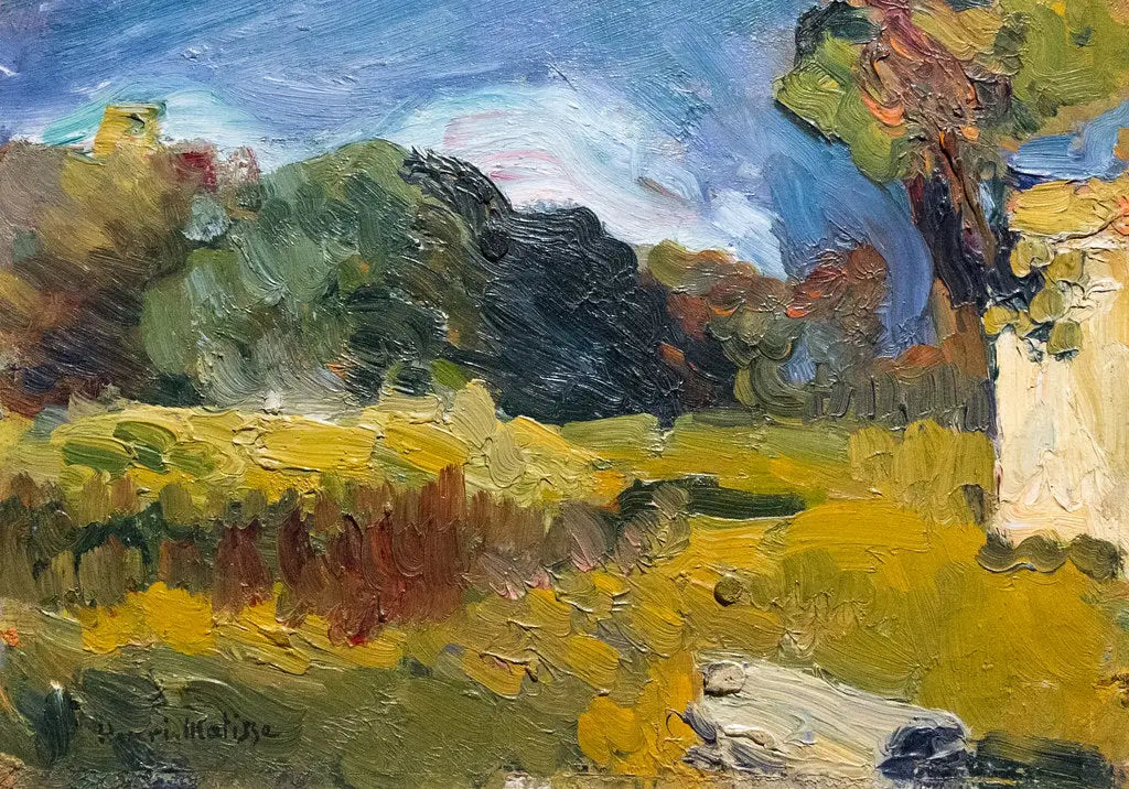 Paysage de Corse - Henri Matisse image 1 reproduction d’œuvre d’art à l’huile