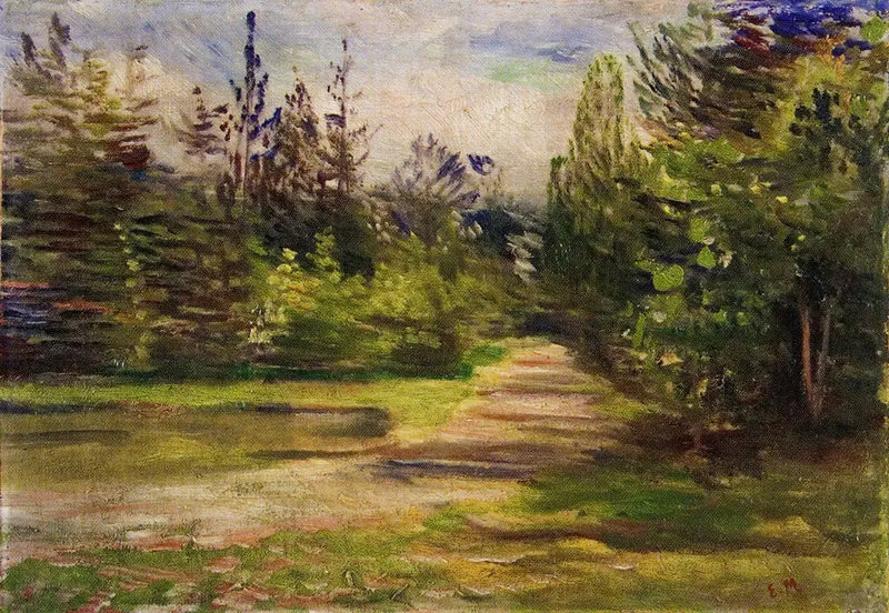 Paysage de forêt - Edvard Munch