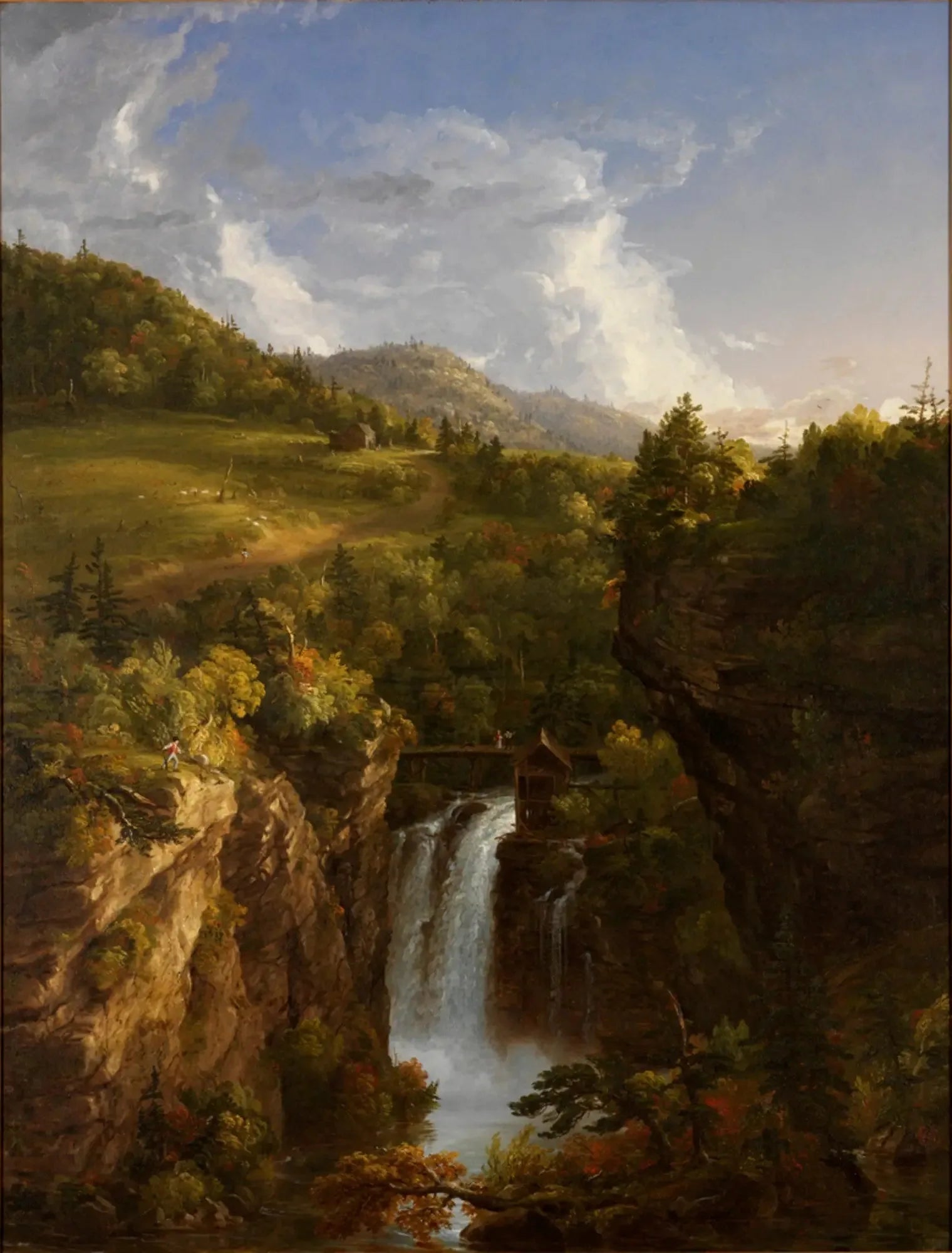 Paysage de Genesee - Thomas Cole image 1 reproduction réalisée par Alpha Reproduction