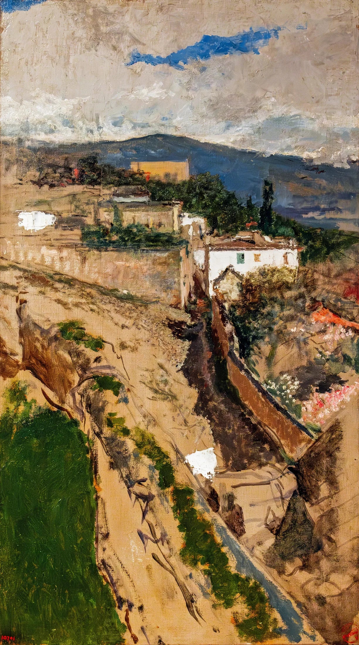 Paysage de Grenade - Mariano Fortuny Marsal image 1 copie de tableau peinte à la main