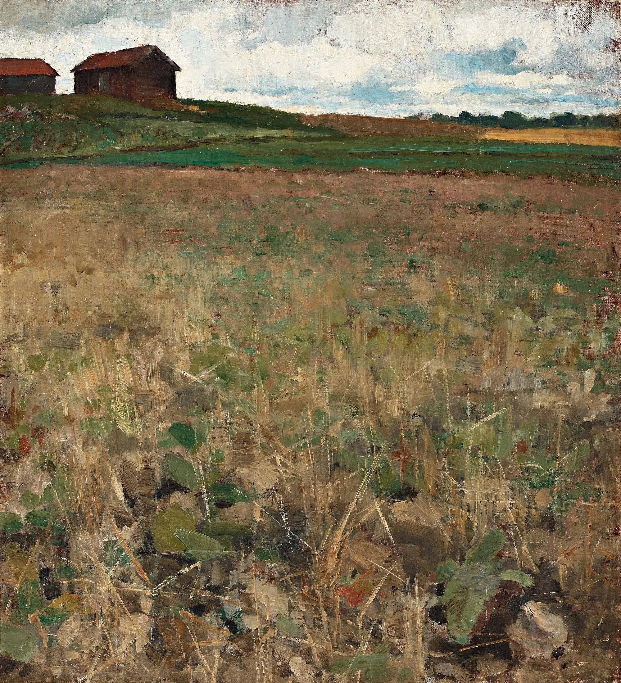 Paysage de Kvarnbo, Uppland - Bruno Liljefors image 1 copie peinte à la main à l’huile