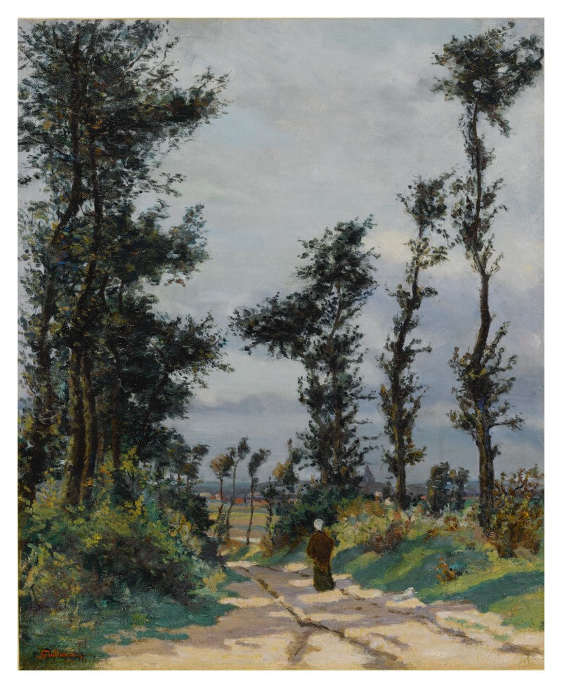 Paysage de l'Île-de-France - Armand Guillaumin image 1 reproduction de peinture à l’huile