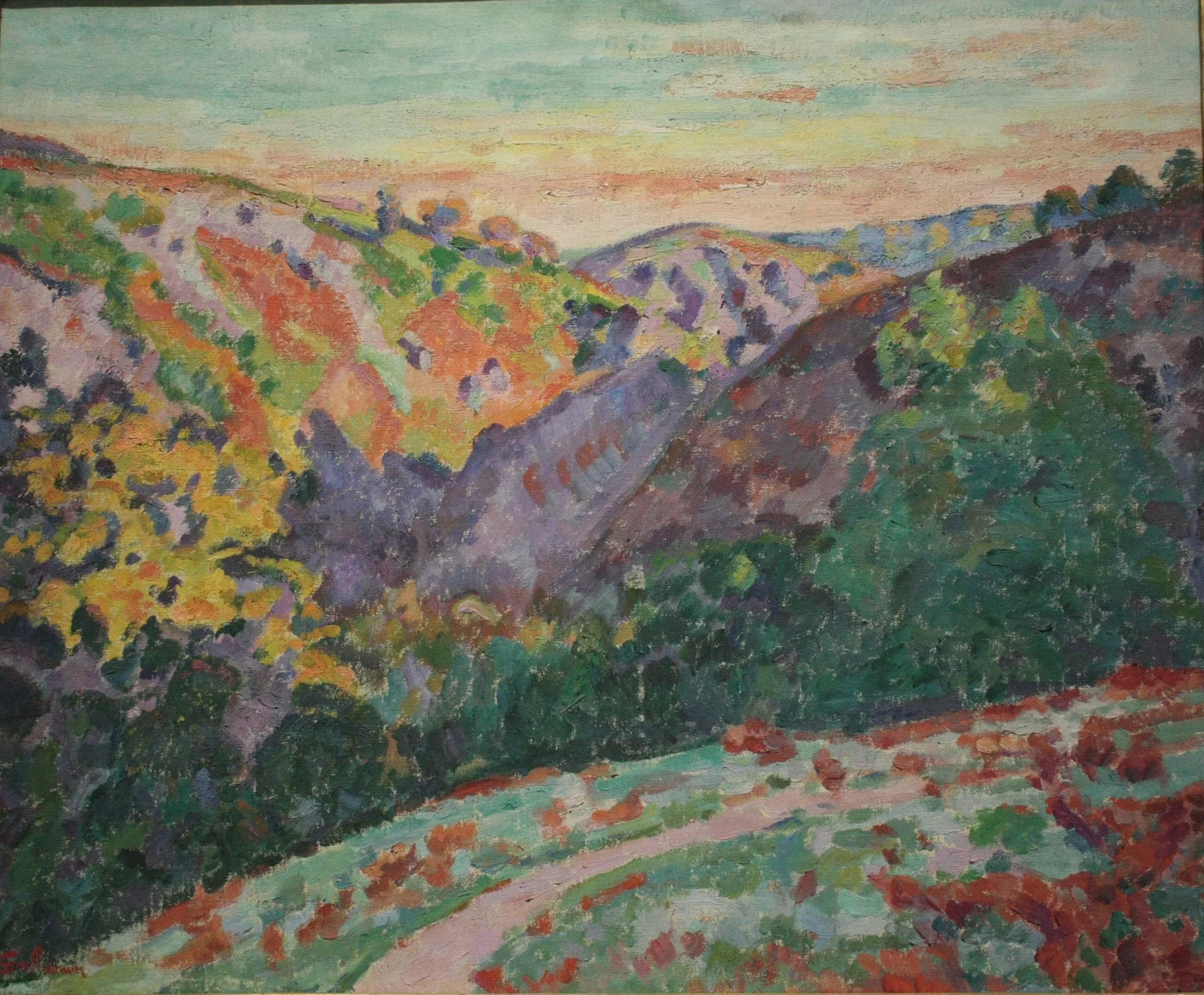 Paysage de la Creuse - Armand Guillaumin image 1 reproduction d’œuvre d’art à l’huile