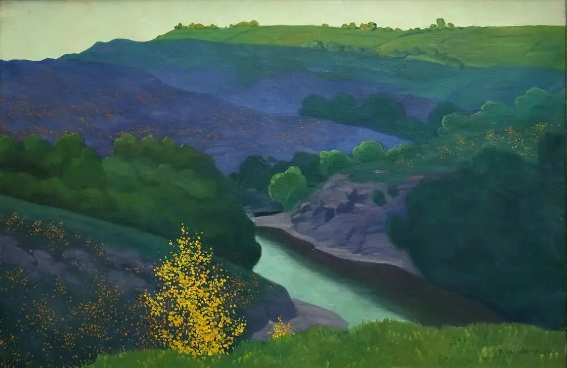 Paysage de la Creuse - Félix Vallotton image 1 reproduction d’œuvre d’art à l’huile