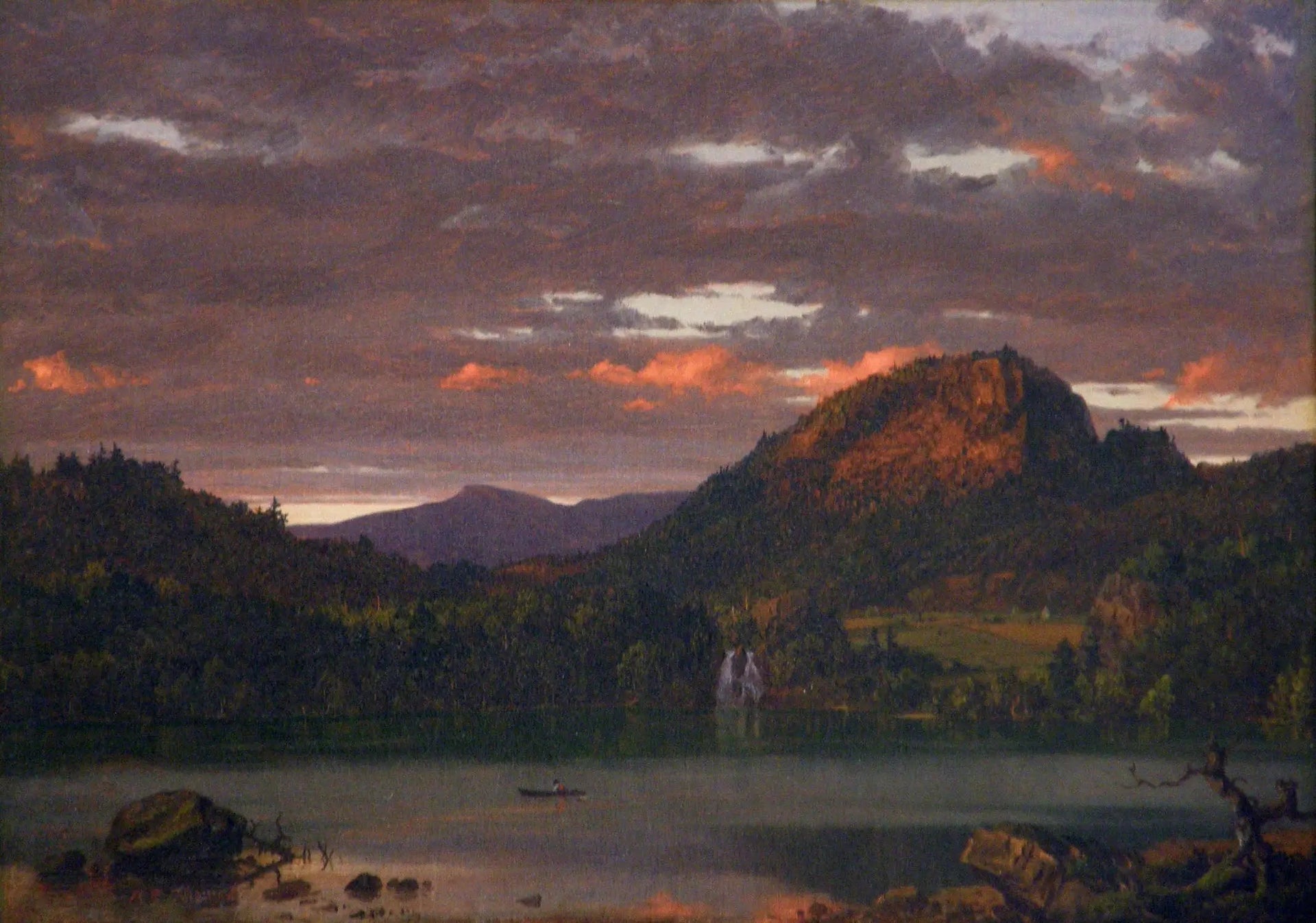 Paysage de montagne - Frederic Edwin Church image 1 reproduction d’œuvre d’art à l’huile