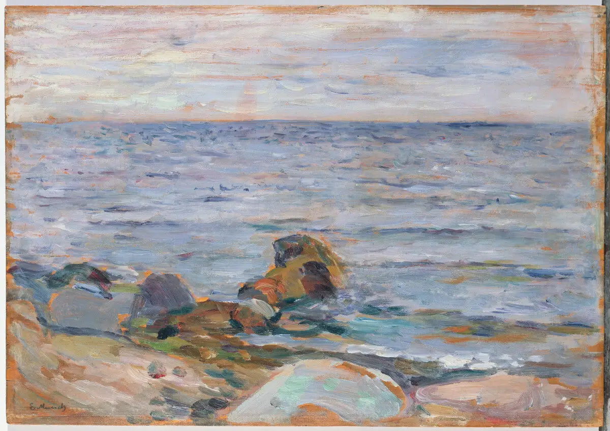 Paysage de plage - Edvard Munch image 1 reproduction réalisée par Alpha Reproduction