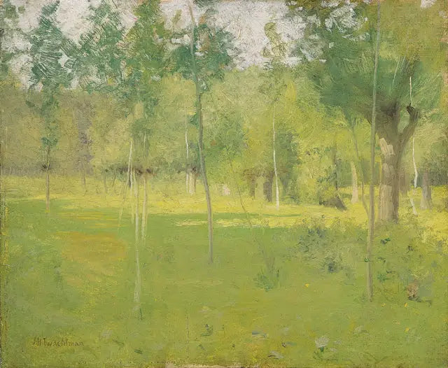 Paysage de printemps - John Henry Twachtman image 1 tableau peint à l’huile sur toile
