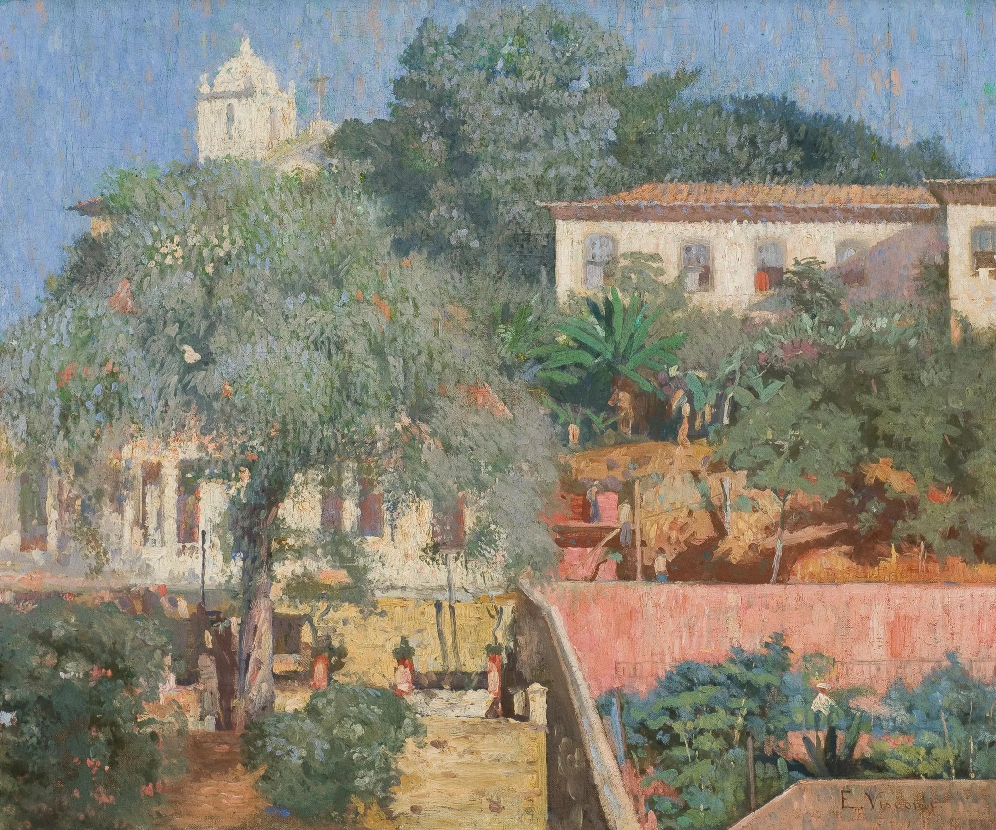 Paysage de Santa Teresa - Eliseu Visconti image 1 reproduction de peinture à l’huile