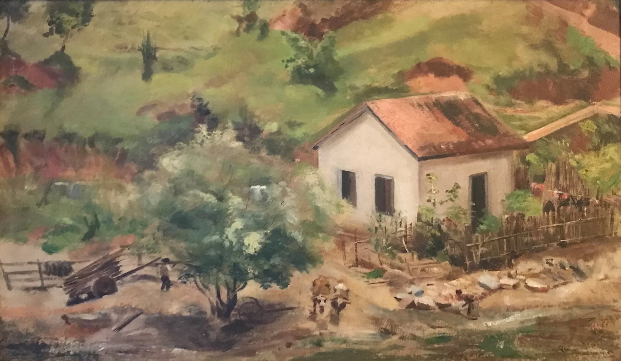 Paysage de São José d'Além Paraíba - Eliseu Visconti image 1 reproduction de peinture à l’huile