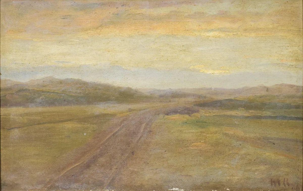Paysage derrière les dunes. - Michael Peter Ancher image 1 reproduction réalisée par Alpha Reproduction