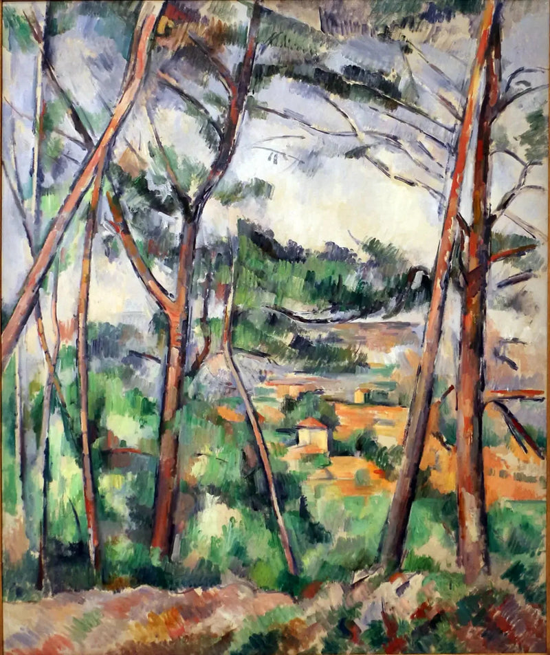 Paysage des environs d'Aix (la plaine de l'Arc) - Paul Cézanne