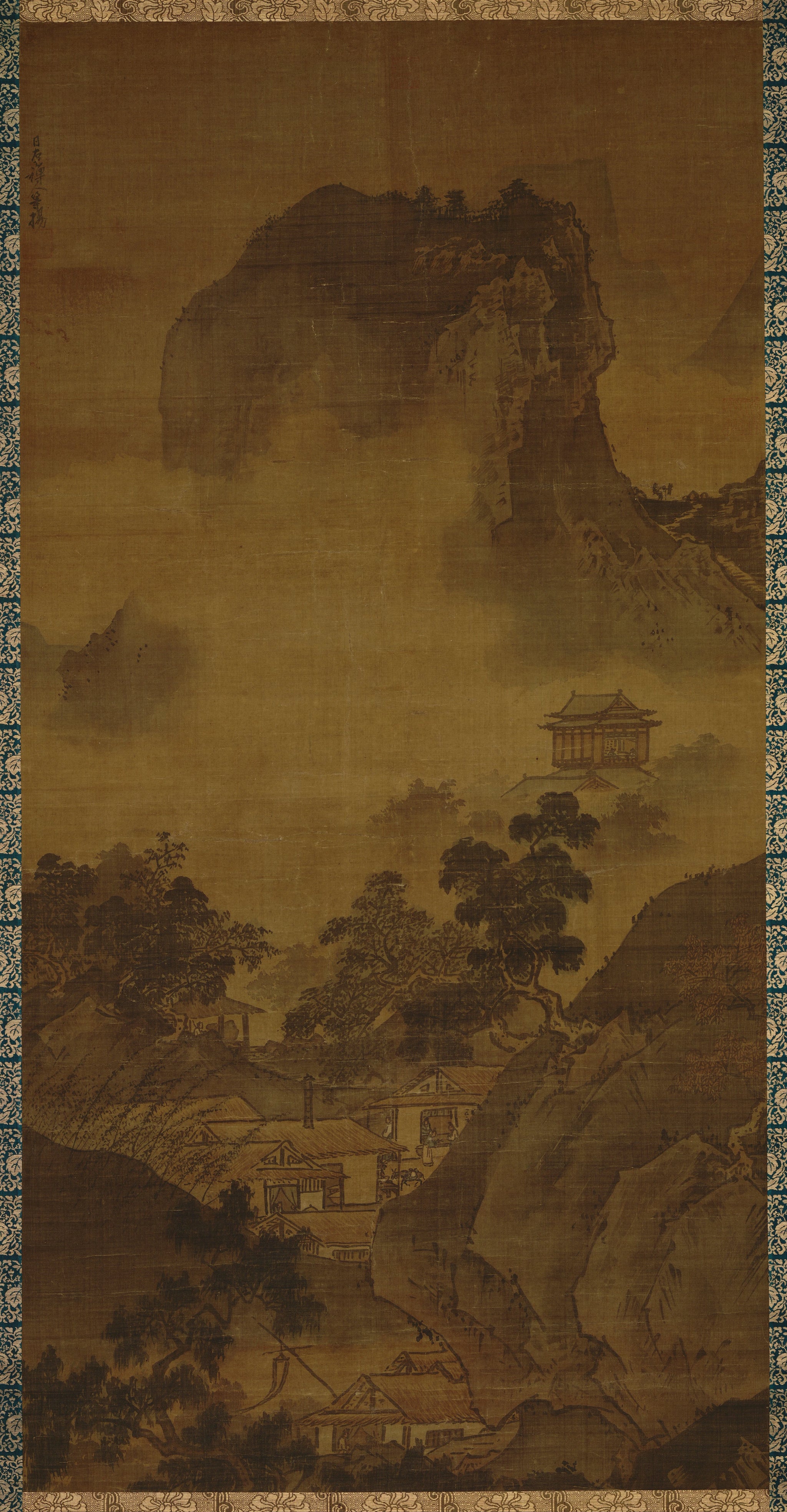 Paysage des quatre saisons : automne, Sesshū Tōyō