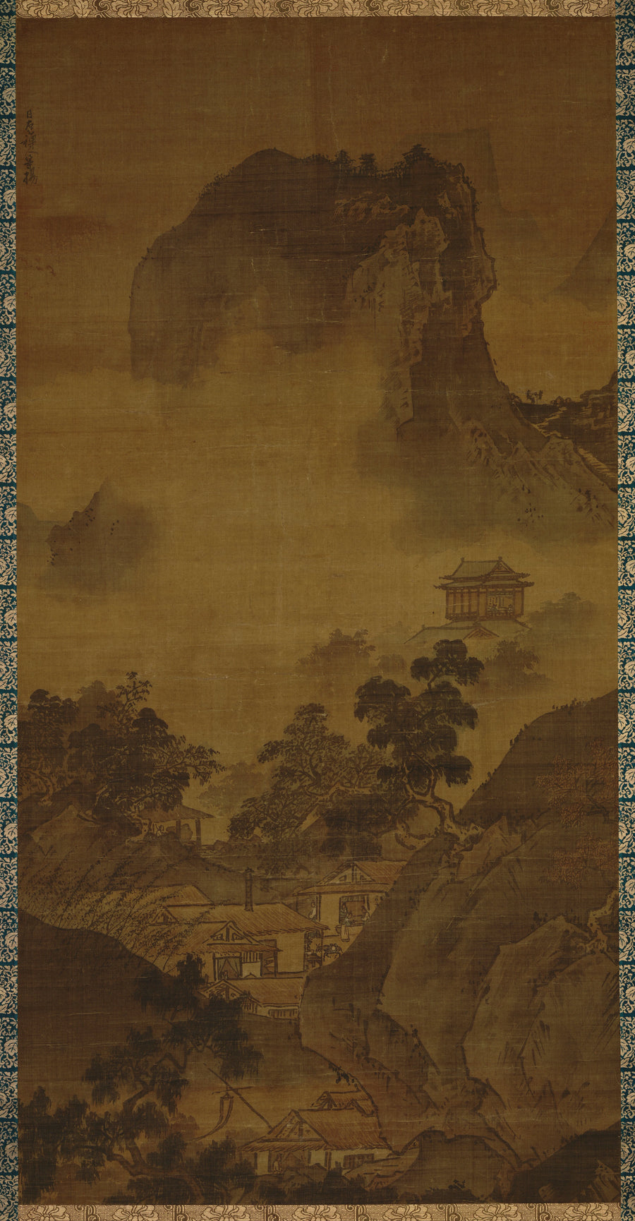 Paysage des quatre saisons : automne, Sesshū Tōyō
