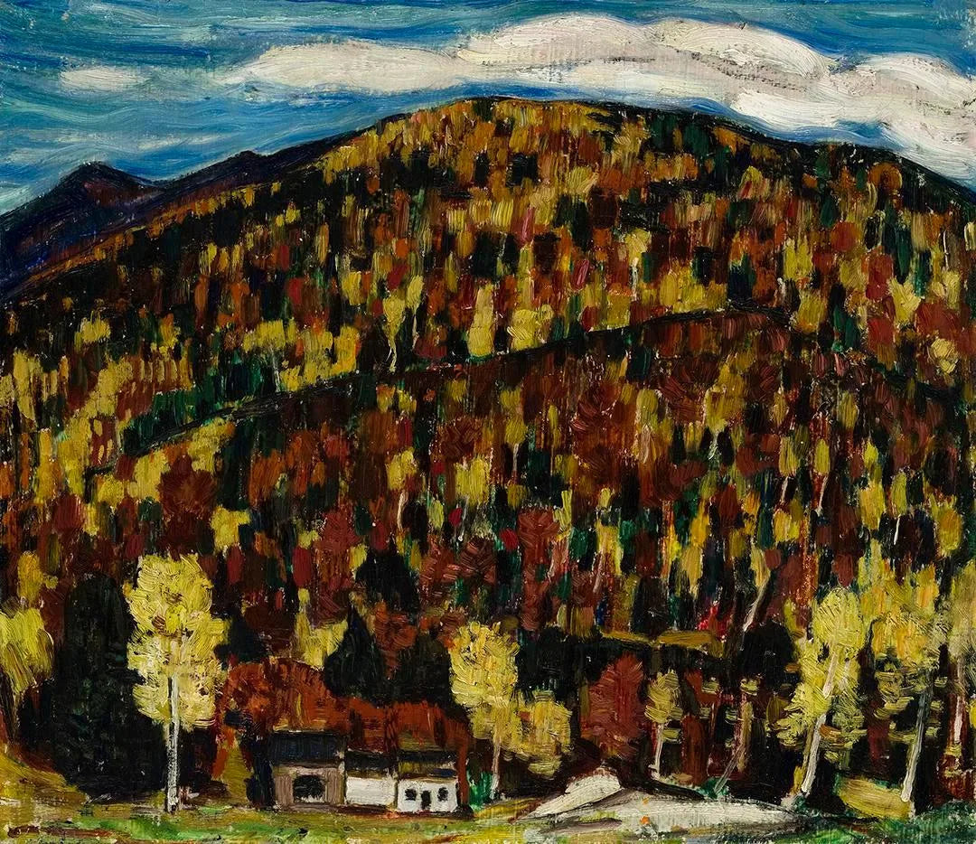 Paysage du Maine, automne n° 13 - Marsden Hartley image 1 copie peinte à la main à l’huile