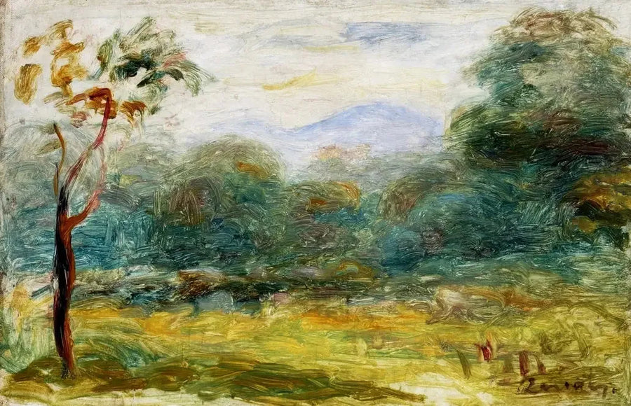 Paysage du Midi (Cagnes). - Pierre-Auguste Renoir