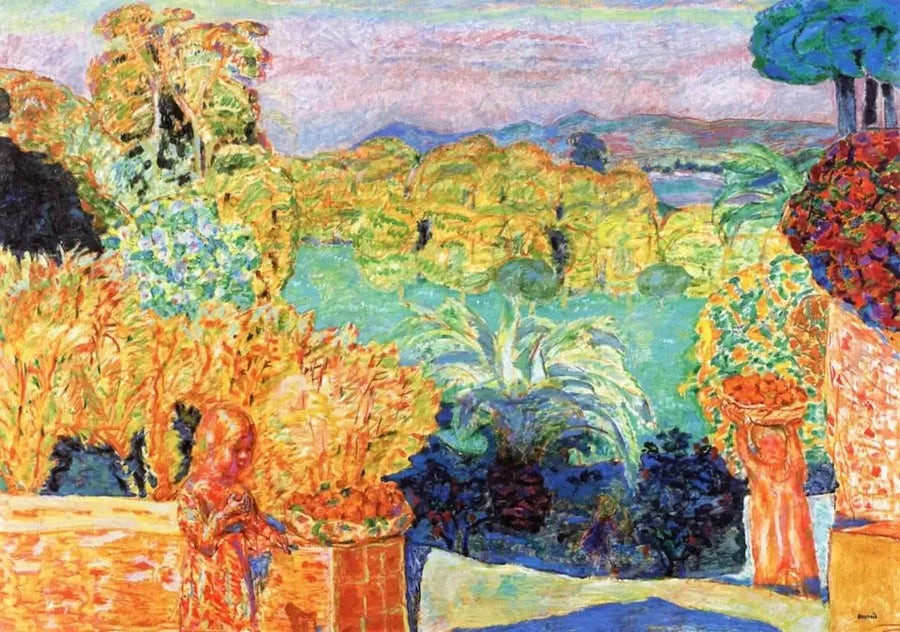 Paysage du Midi et deux enfants - Pierre Bonnard